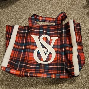 VS Plaid Tote Bag